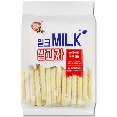미성패밀리 엉클팝 밀크 쌀과자 240g