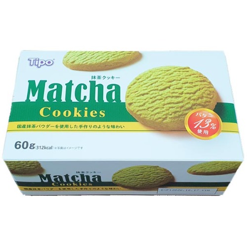 티포 녹차 쿠키 60g 학생 간식 디저트