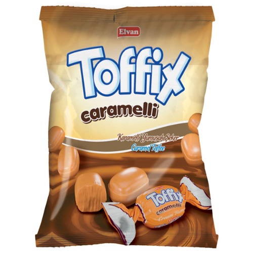 엘반 토픽스 카라멜리 대용량 츄잉 캔디 캐러멜 1Kg