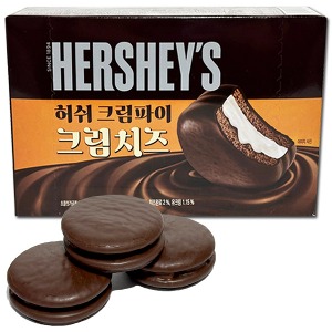 허쉬 크림 파이 크림 치즈 빵 케이크 (8봉입) 224g