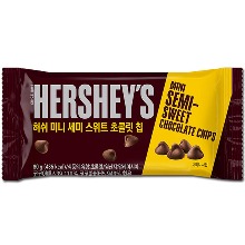 허쉬 미니 세미 스위트 초콜릿 칩 80g