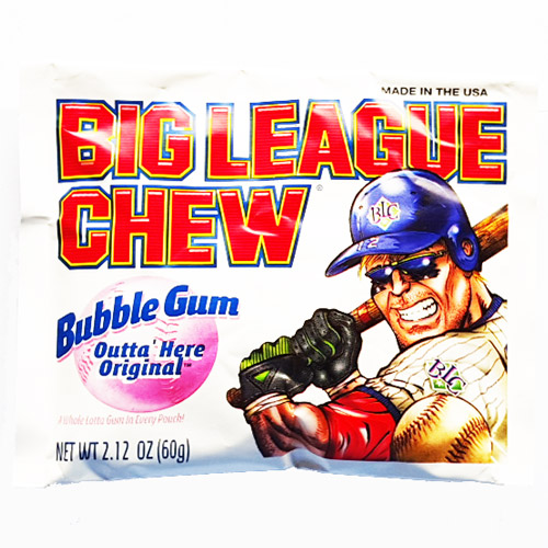 빅리그츄풍선껌60g 오리지널/간식/버블껌/츄잉껌/야구껌/Big League Chew (