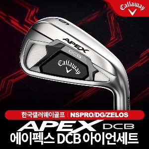 [한국캘러웨이/정품] APEX21 DCB 남성 스틸 6 아이언세트 / 에이펙스 [NSPRO/DG/ZELOS]