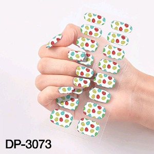 DP-3073 굿필  꽃씨 고광택 패턴네일 스트립