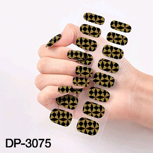 DP-3075 굿필 매듭무늬 고광택 패턴네일 스트립