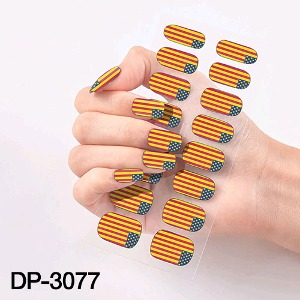 DP-3077 굿필 성조기 고광택 패턴네일 스트립