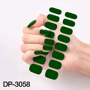 DP-3058 굿필 진녹색 고광택 젤네일 스트립