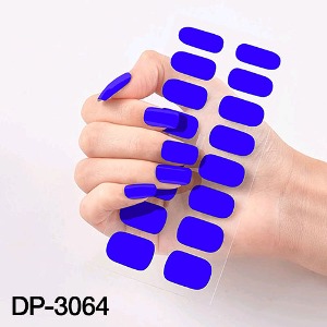 DP-3064 굿필 파랑색 고광택 패턴젤테일 스트립