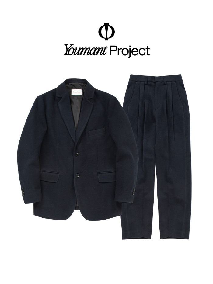 [세트 구매 15%] Y CLASSIC PREMIUM WOOL SET-UP (NAVY)