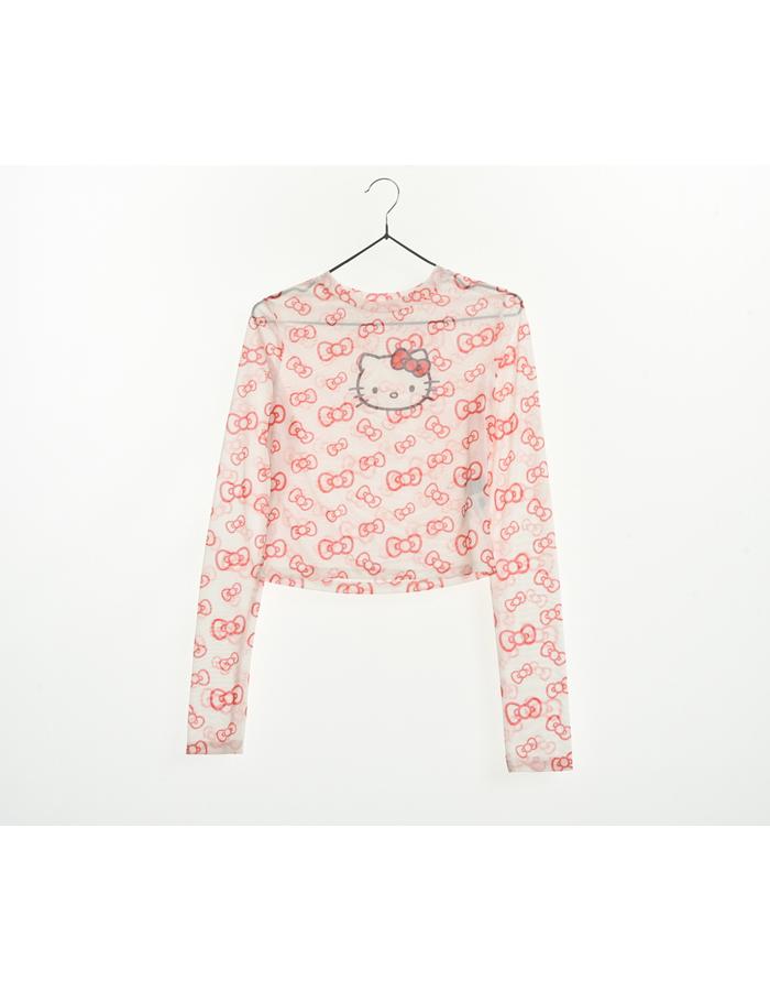 SHEIN X HELLO KITTY 헬로키티 시스루 레이어드 탑/WOMAN S~M