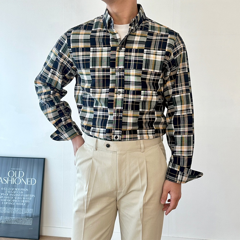 Classic Madras Check Shirts (2color)