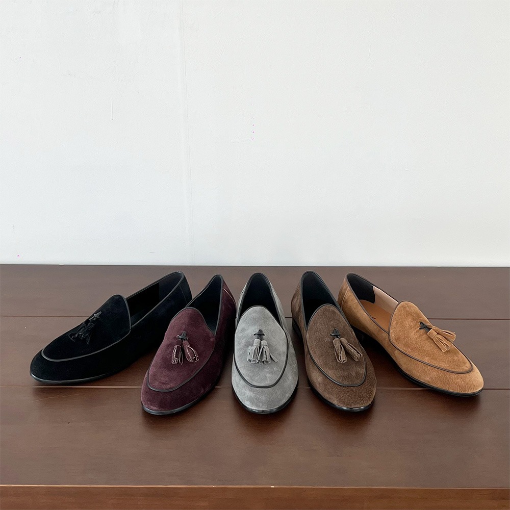 Classic Tessel Suede-Loafer (5color)