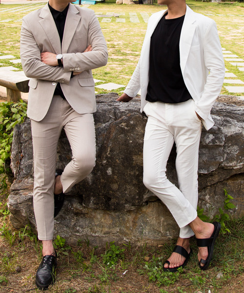 Lamas linen Suit #수트 (white)