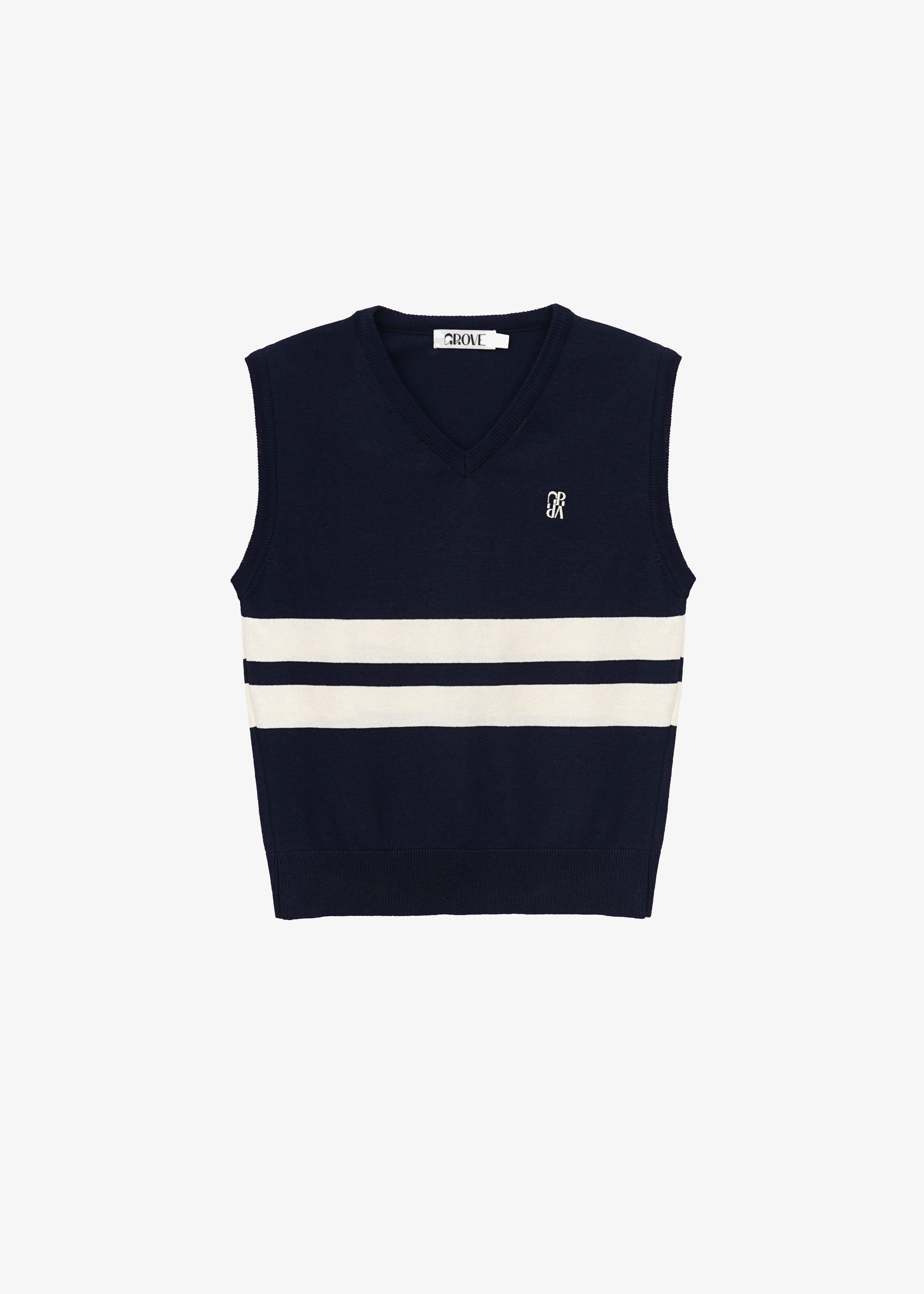 WCONCEPT X GROVE WEDDY KNIT VEST [WOMEN]