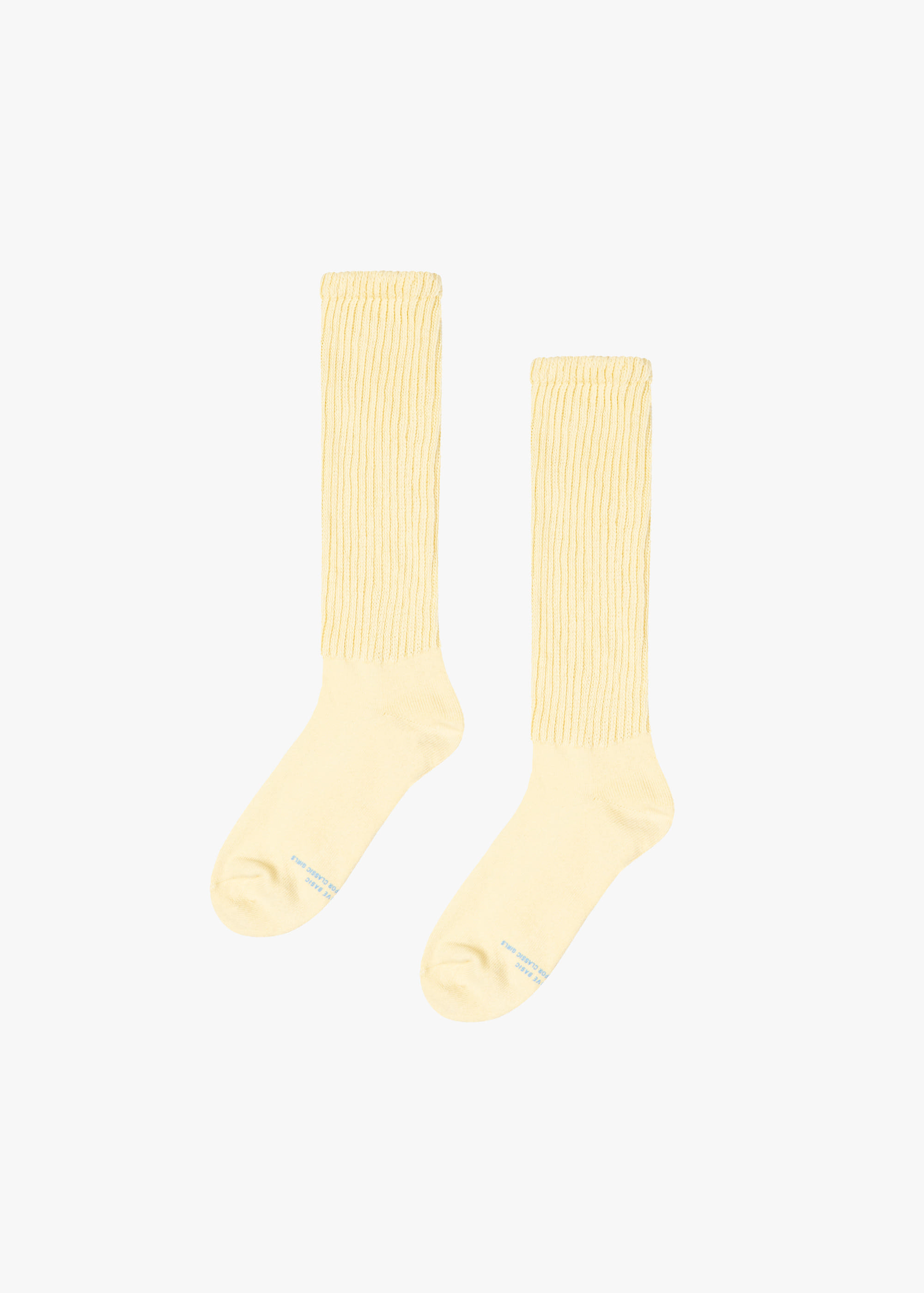 GRVB_Solid Half Ribbed Socks [6COLOR]