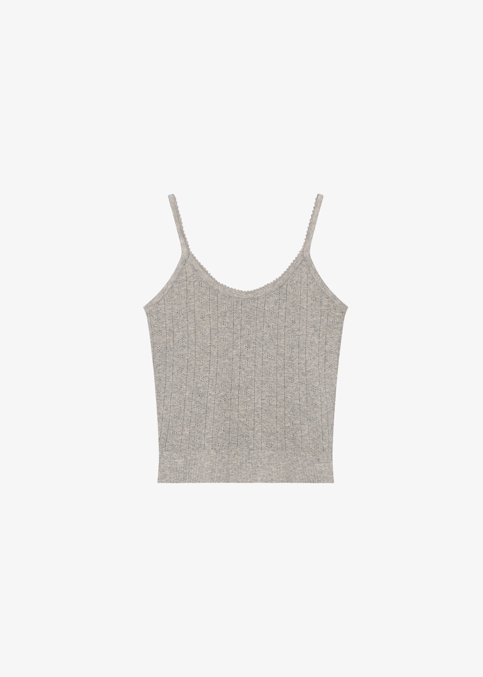 GRVB_Pincot trimmed Sleeveless [4COLOR]