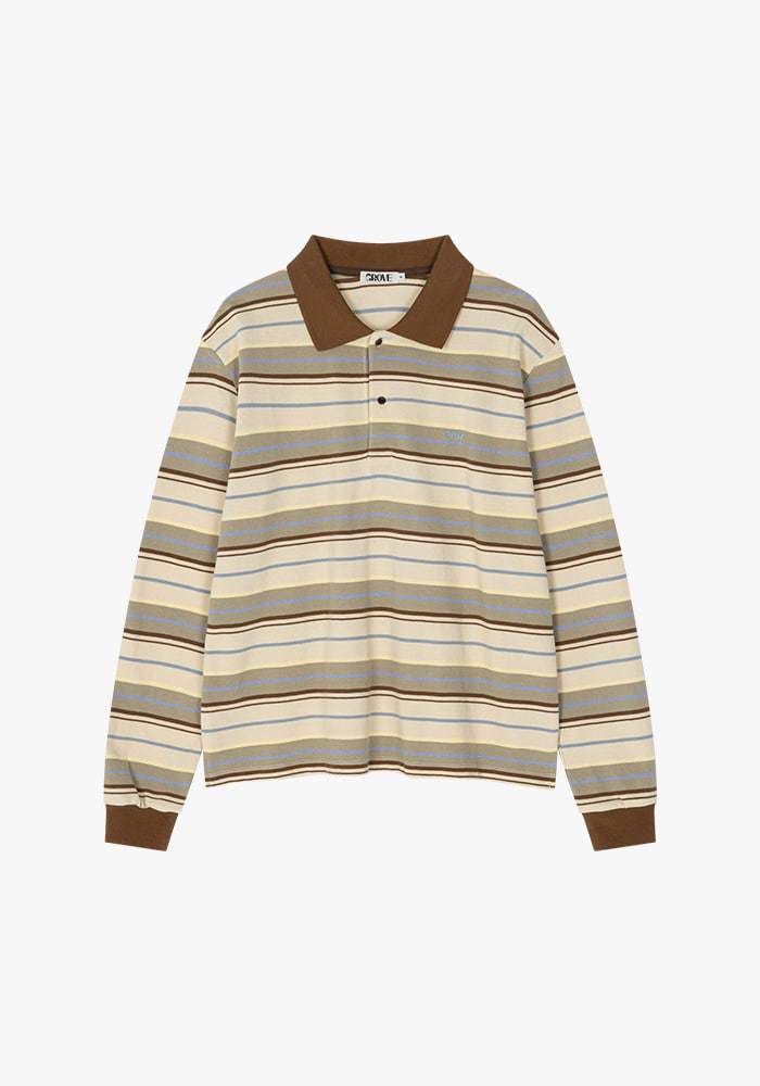 【未使用タグ付】GROVE CARELL STRIPE PIQUE SHIRT CARELL STRIPE PIQUE SHIRT [2COLOR] - 그로브