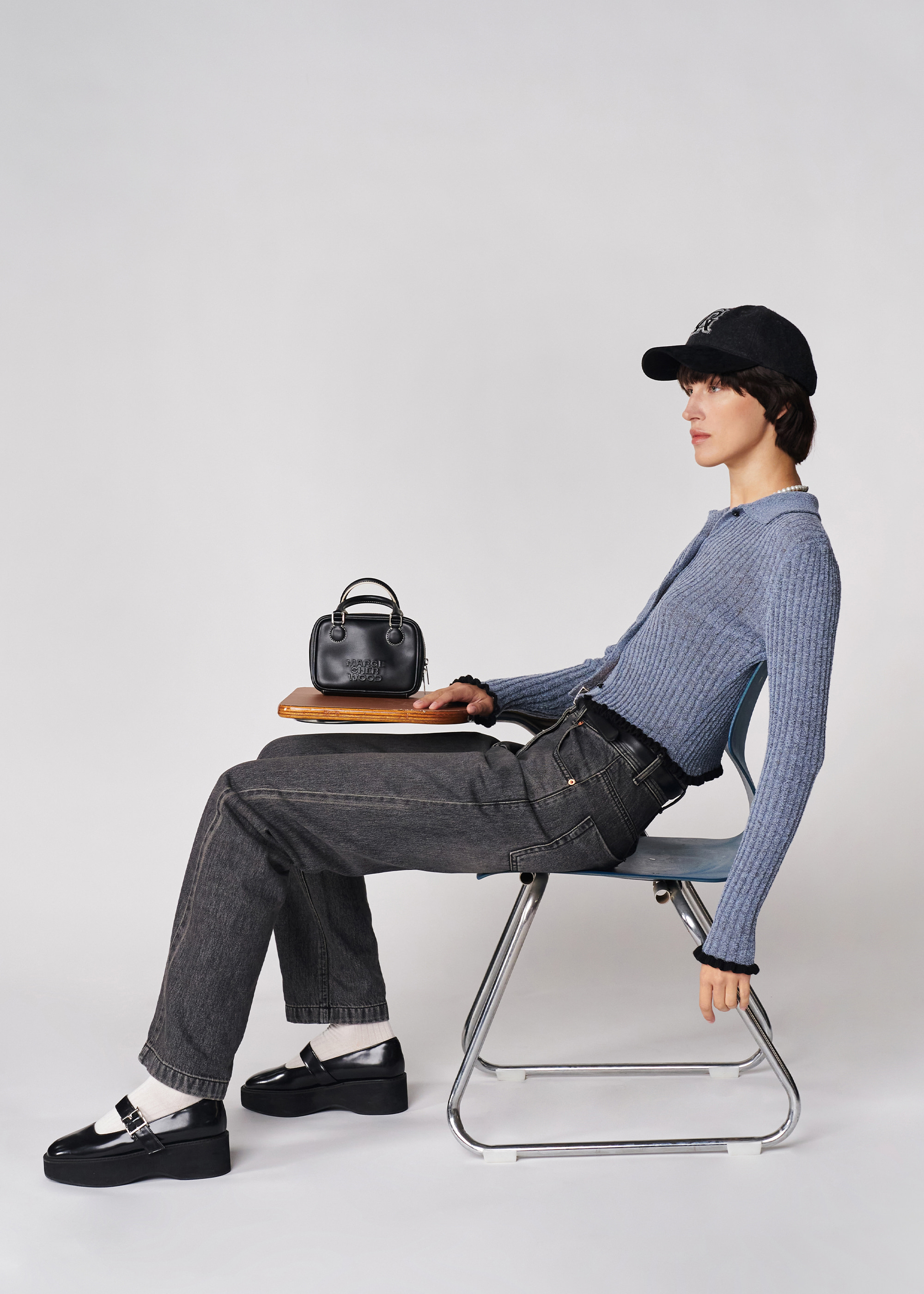 CHA JUNG WON x GROVE] 22F/W PORT DENIM PANTS [2COLOR] - 그로브