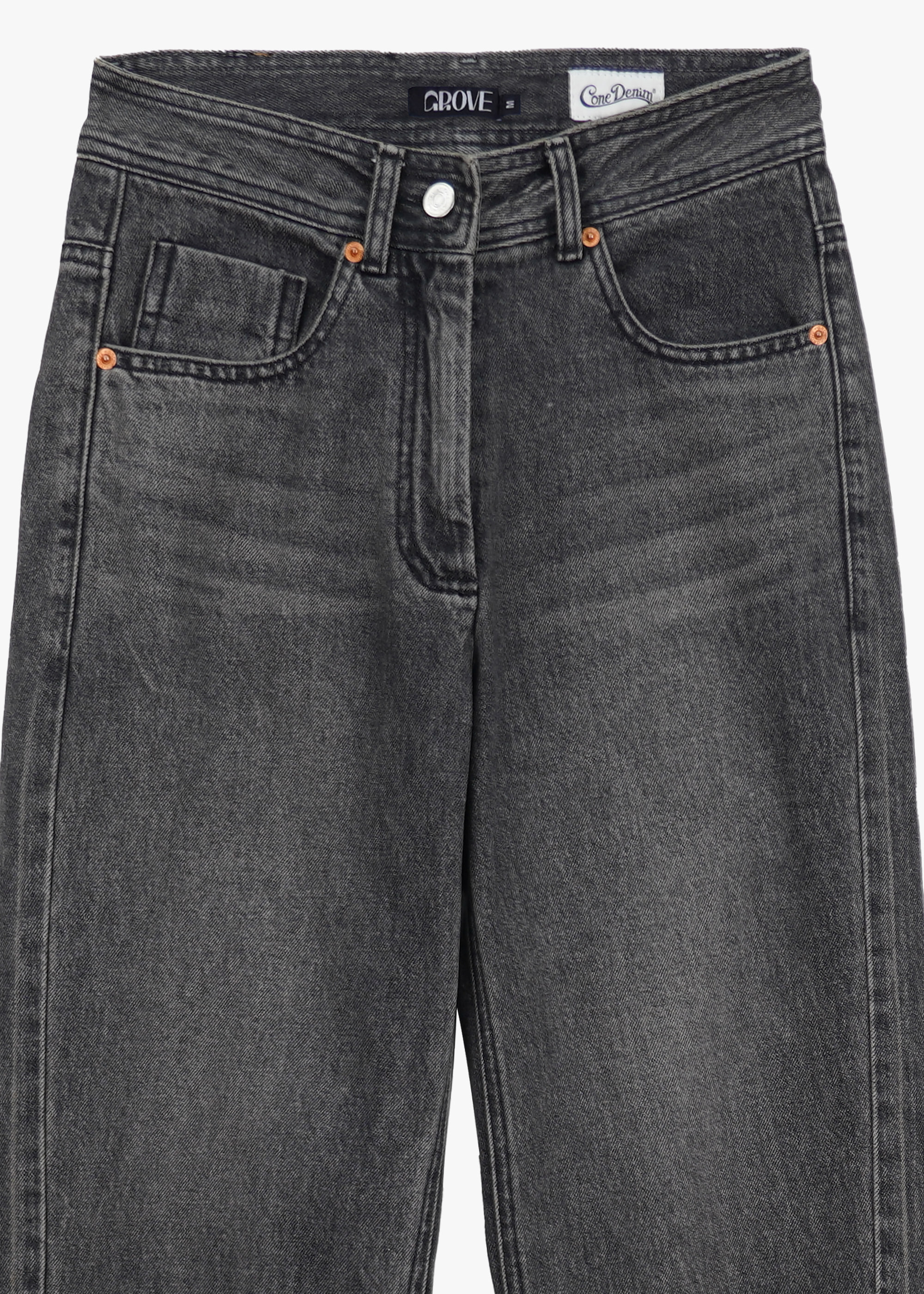 ★2022FW新作★GROVE★PORT DENIM PANTS CHA JUNG WON x GROVE] 22F/W PORT DENIM PANTS [2COLOR] - 그로브