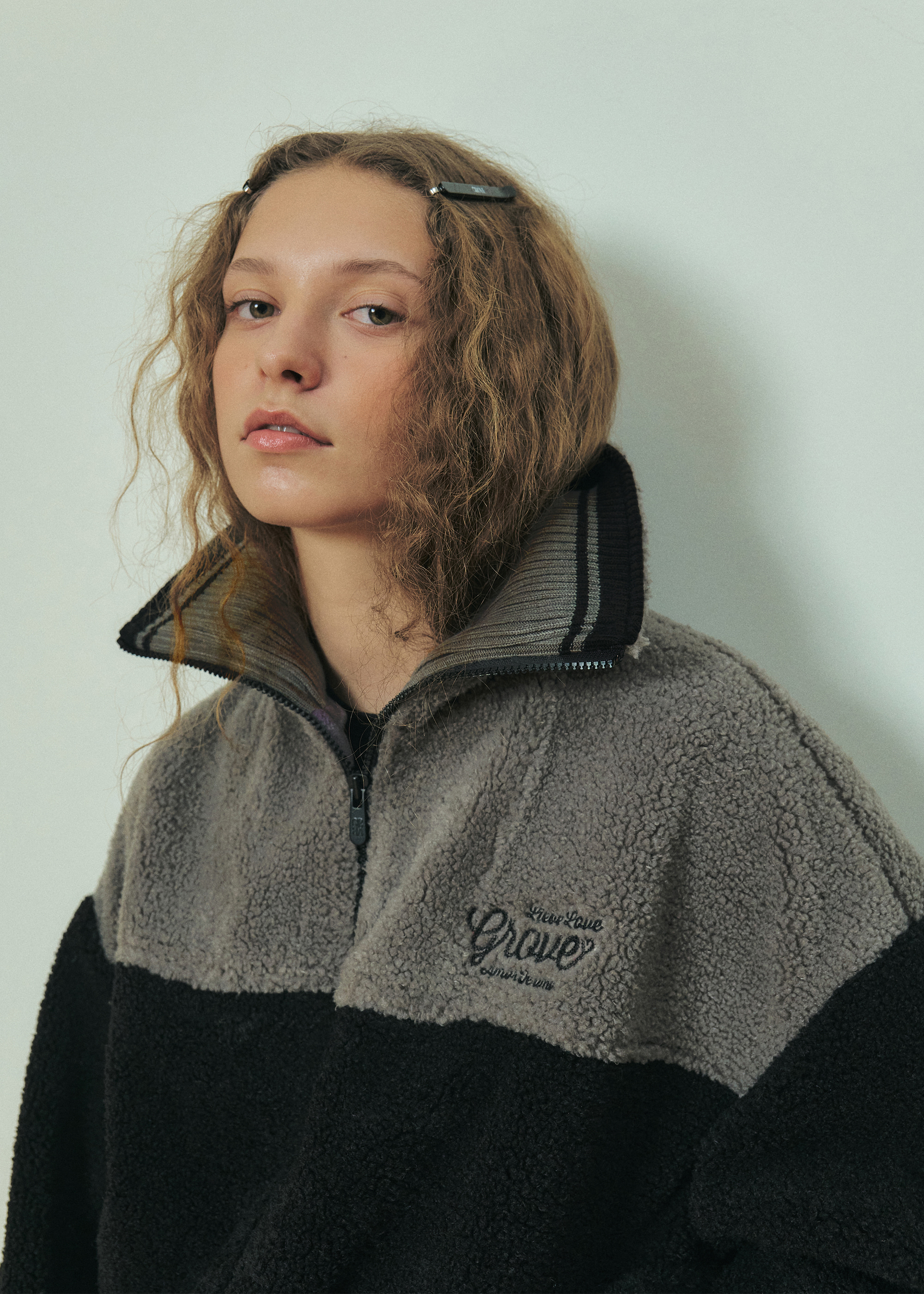 ★2023WT新作★GROVE★ROOSE FLEECE ROOSE FLEECE [2COLOR] - 그로브