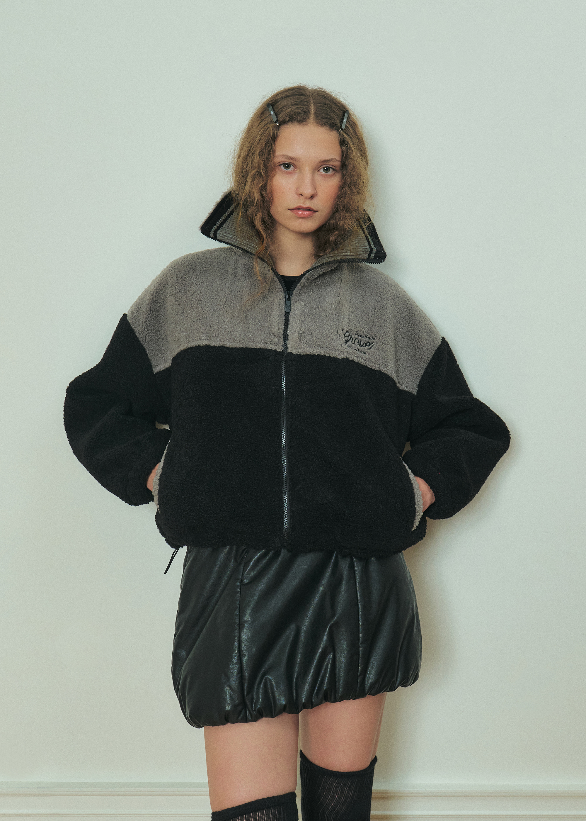 ★2023WT新作★GROVE★ROOSE FLEECE ROOSE FLEECE [2COLOR] - 그로브