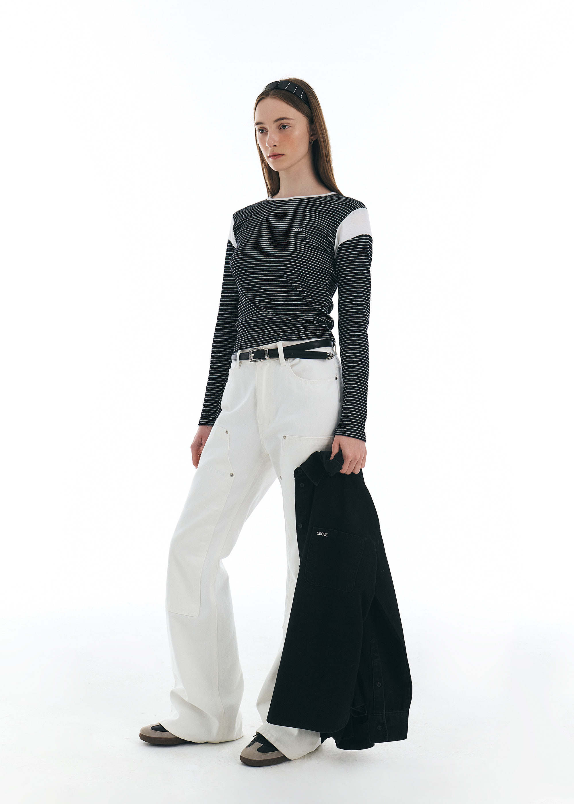 ★2024SPRING新作★GROVE★CAMDEN DENIM PANTS CAMDEN DENIM PANTS [2COLOR] - 그로브