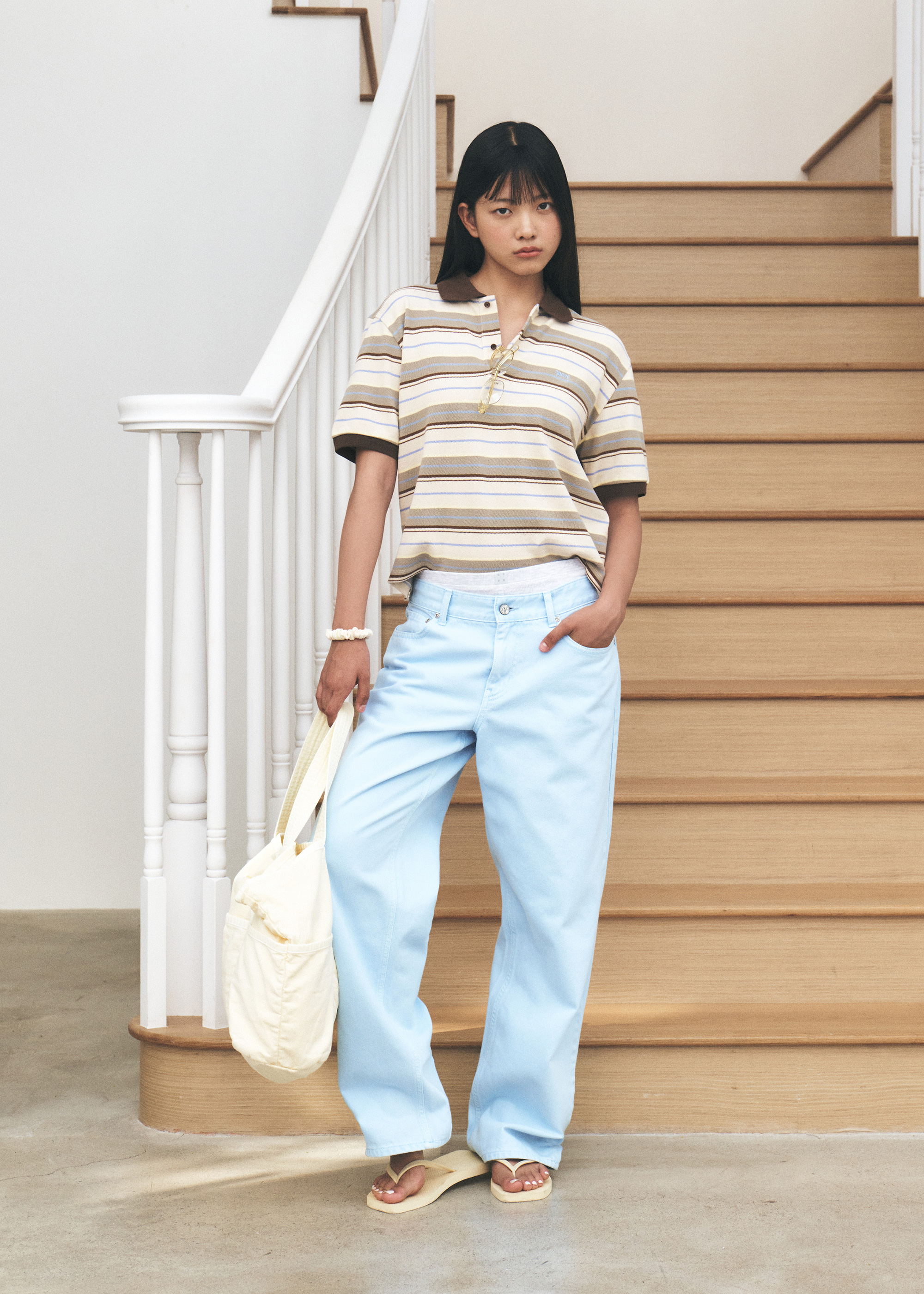CARELL STRIPE PIQUE SHIRT [2COLOR] - 그로브
