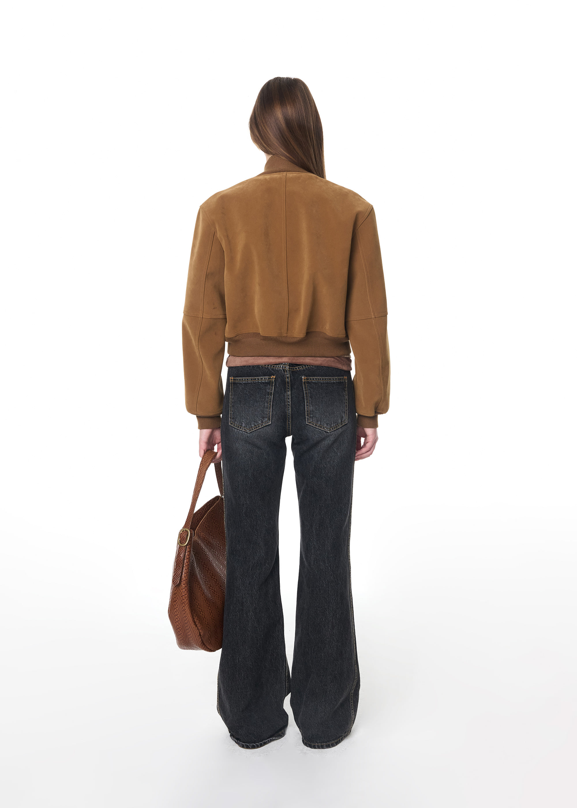 NUA SUEDE CROP JUMPER [2COLOR] - 그로브