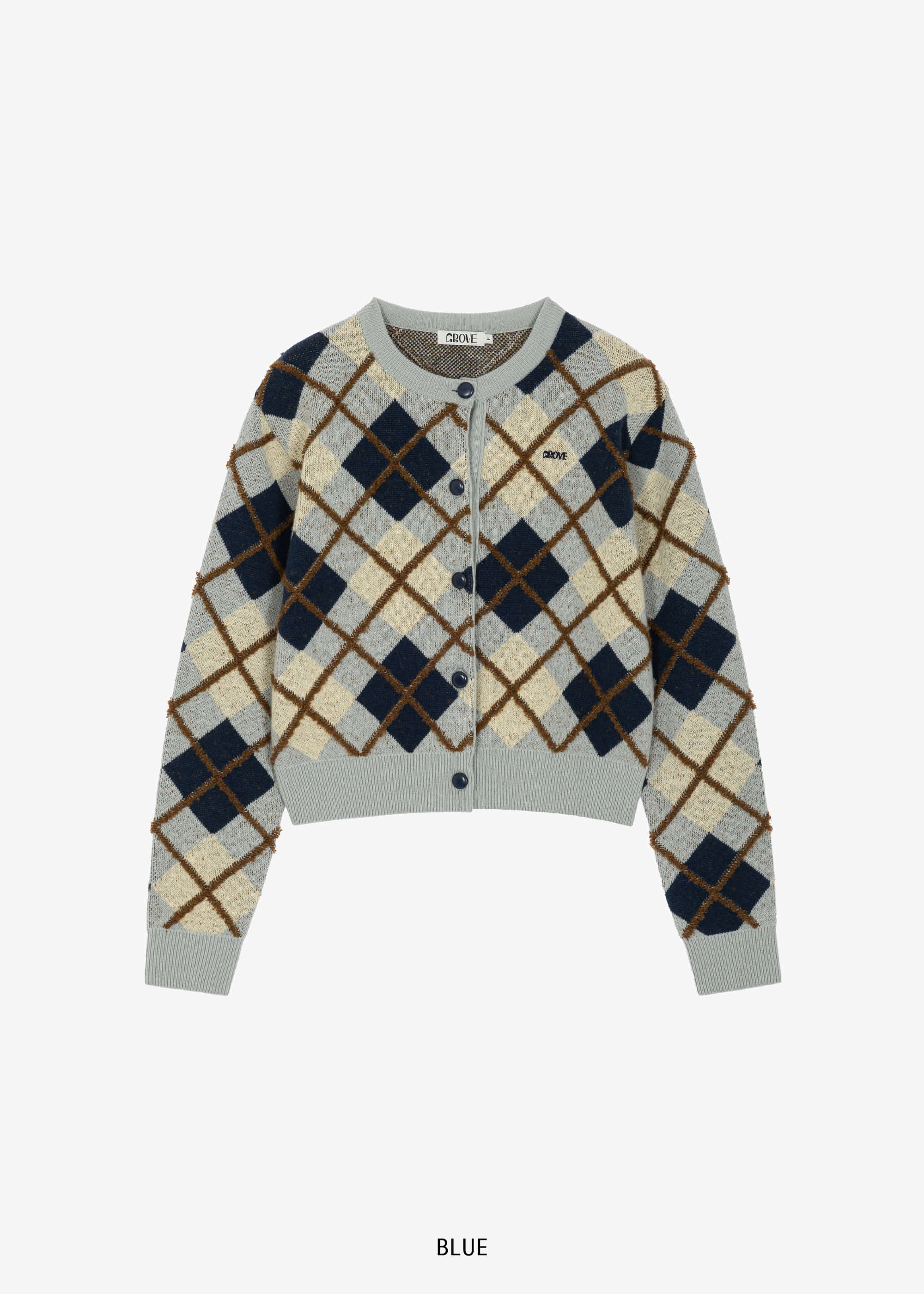 ★24-25WT新作★GROVE★STITCH ARGYLE SET [2EA] 24WT STITCH ARGYLE CARDIGAN (2COLOR) – ETA SEOUL