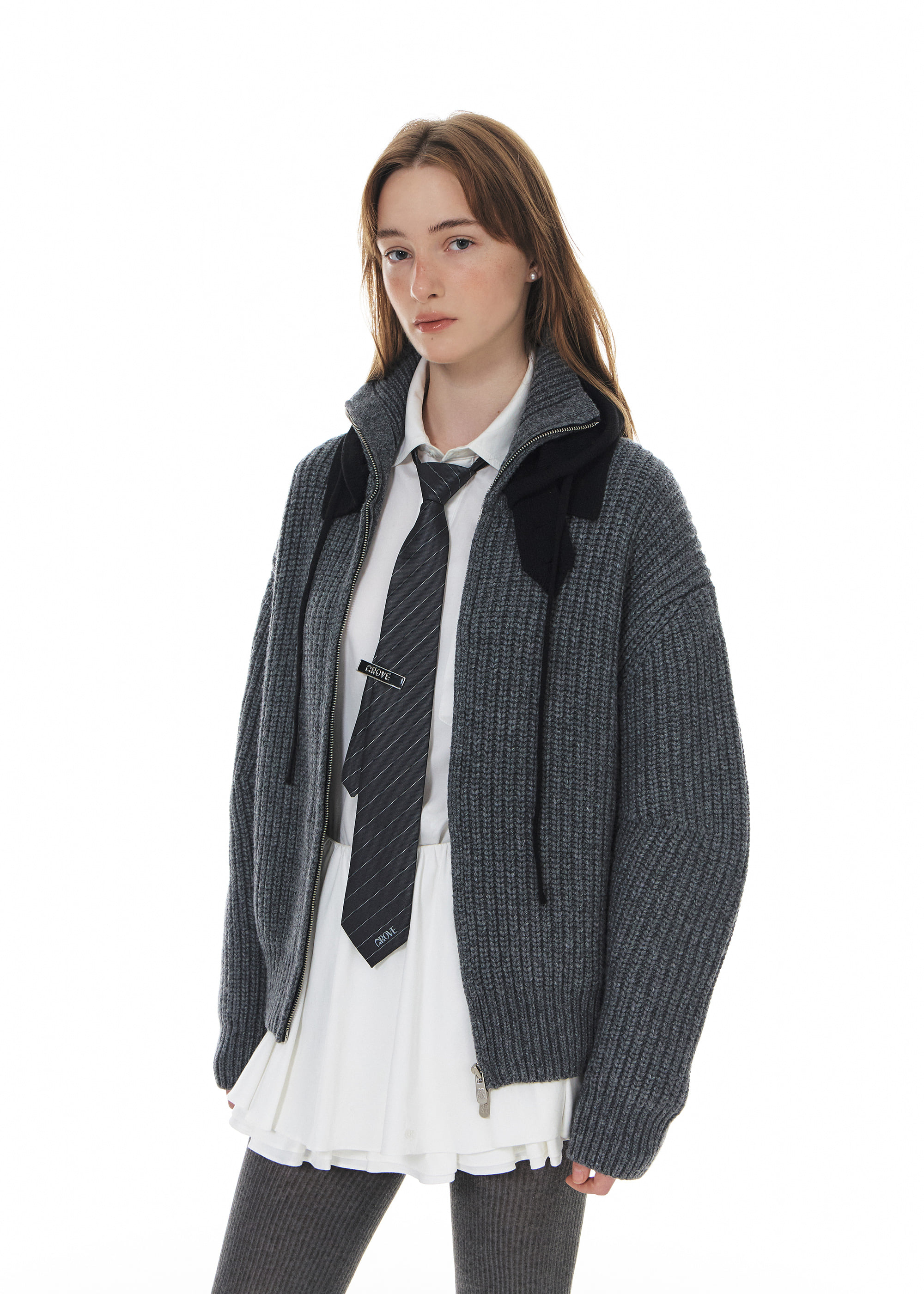 【GROVE】 SAILOR ZIP-UP JACKET /追跡付 SAILOR ZIP-UP JACKET [2COLOR] - 그로브
