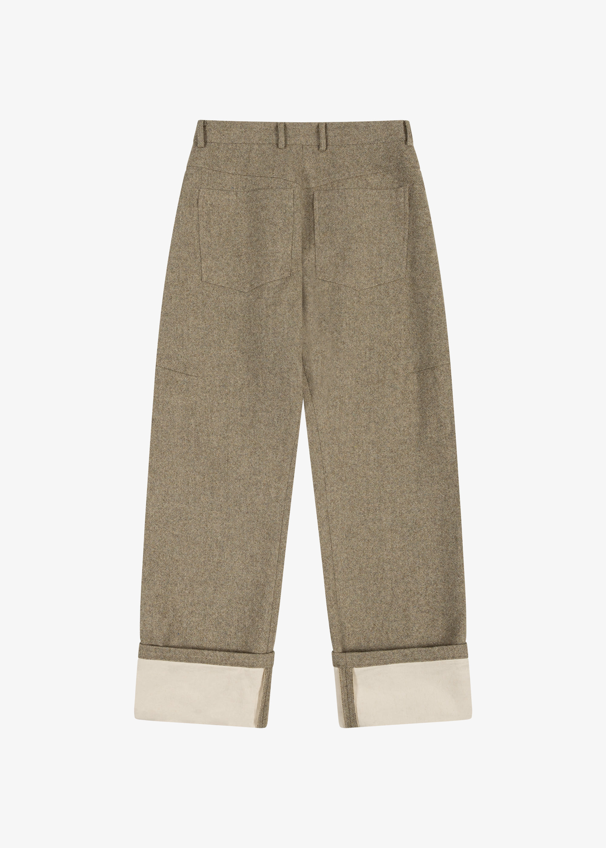 GROVE ♥ HIVER CURVED ROLL UP PANTS/追跡付 HIVER CURVED ROLL UP PANTS [3COLOR] - 그로브