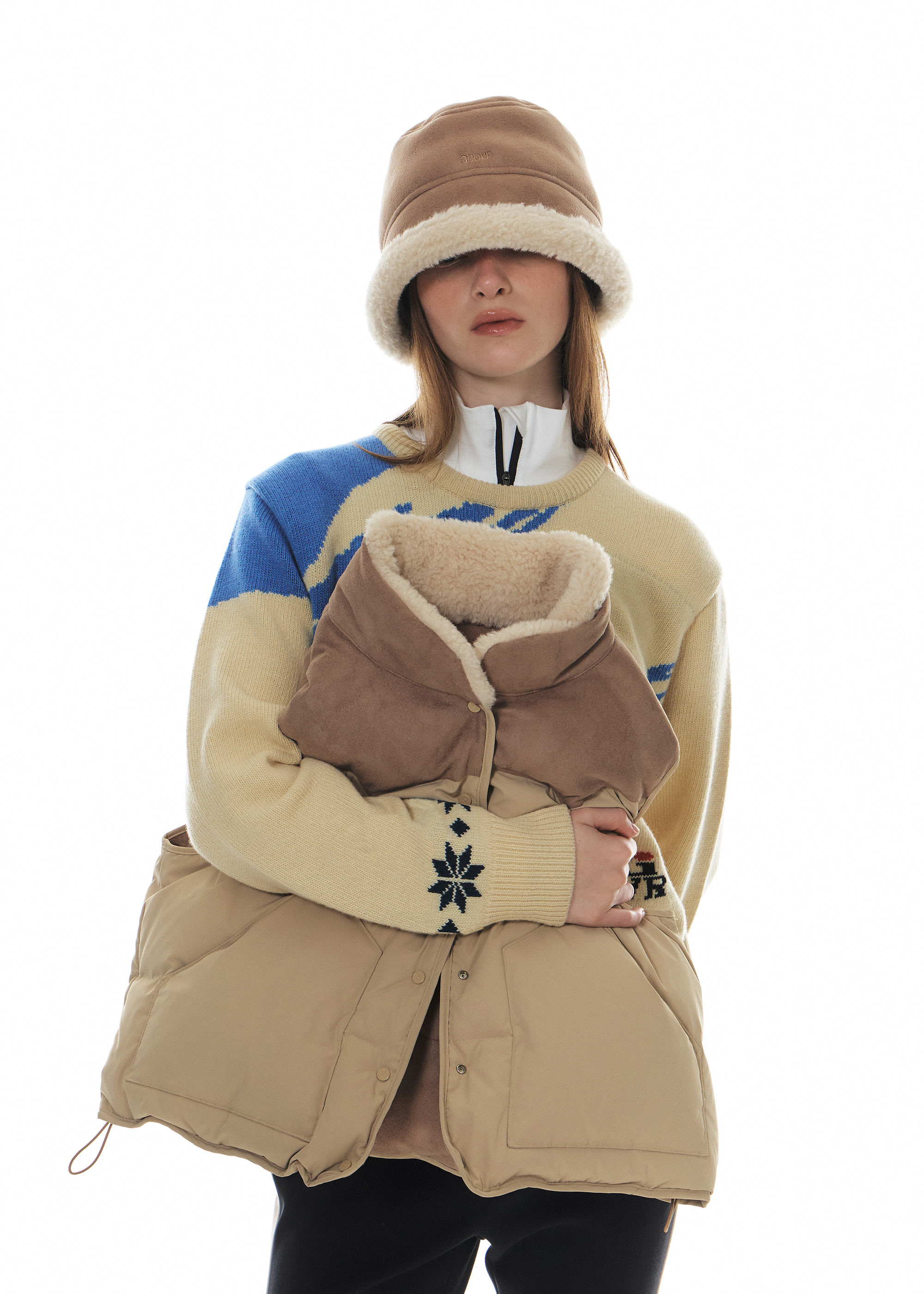 SHEARLING MUSTANG HAT [2COLOR] - 그로브