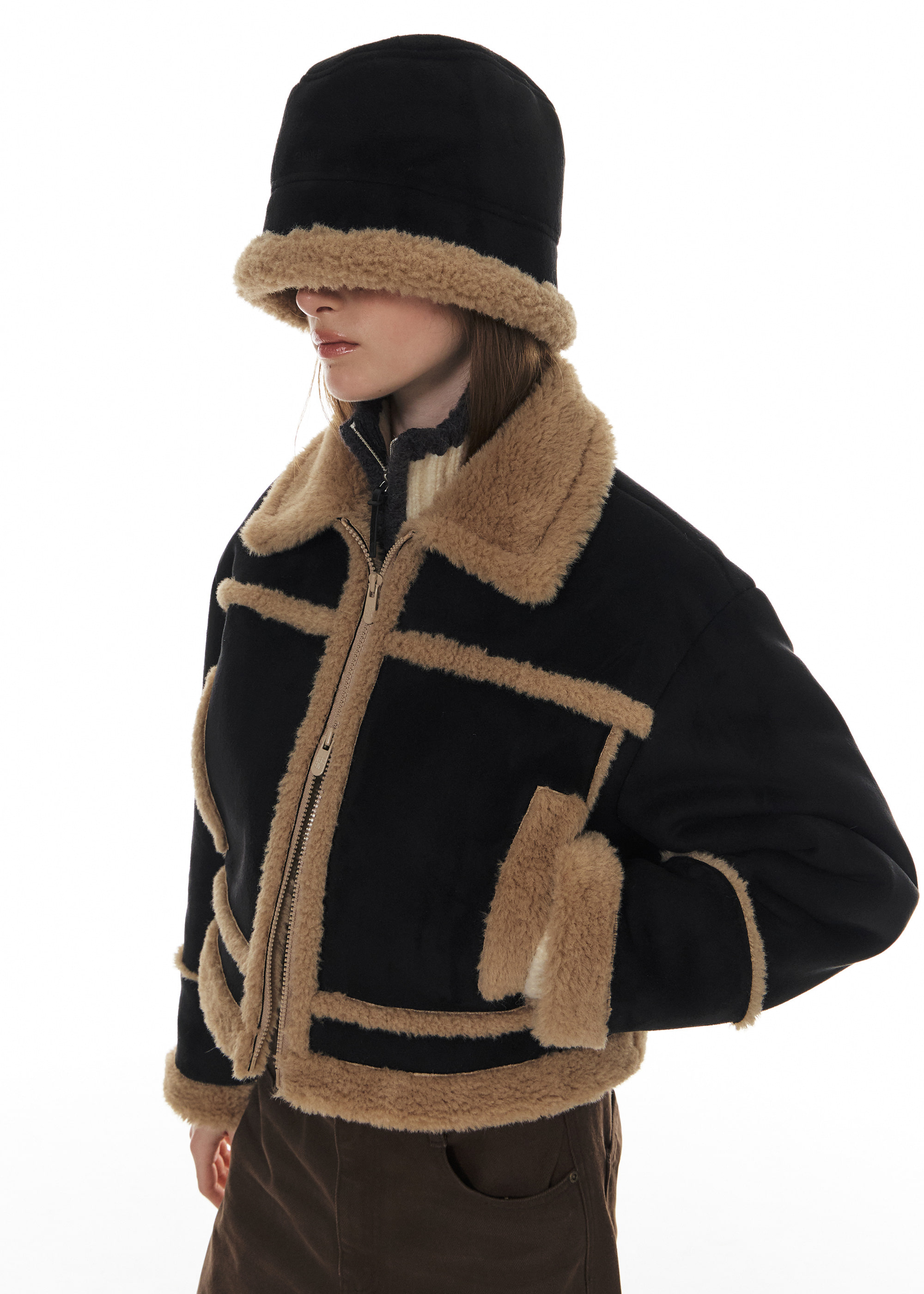 SHEARLING MUSTANG HAT [2COLOR] - 그로브