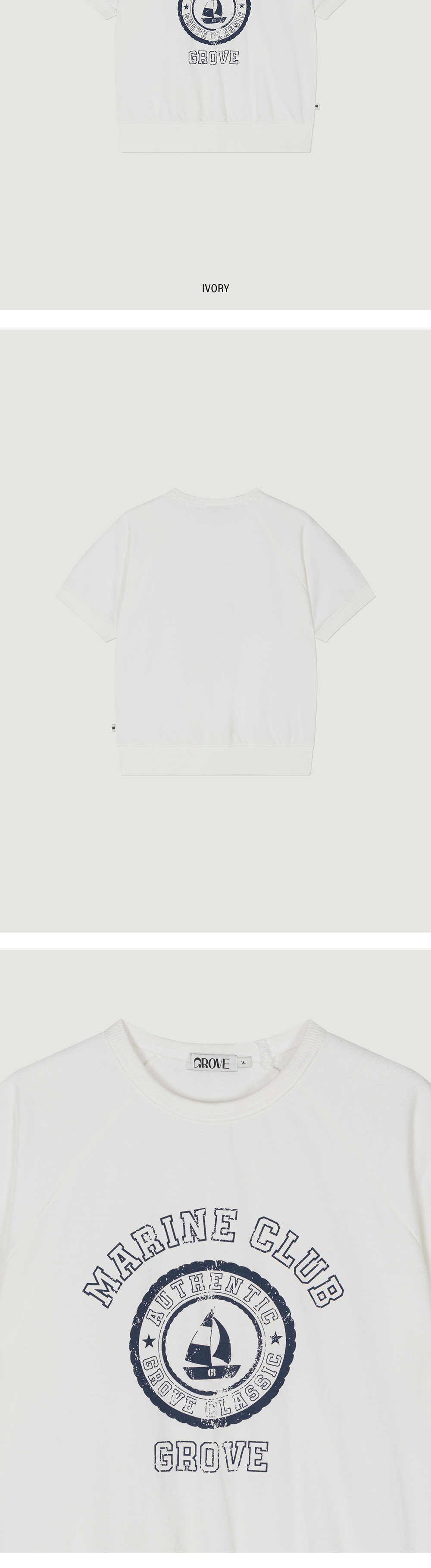 ★2025SS新作★GROVE★GROVE MARINE CLUB T-SHIRT GROVE MARINE CLUB T-SHIRT – SeoulSeoul