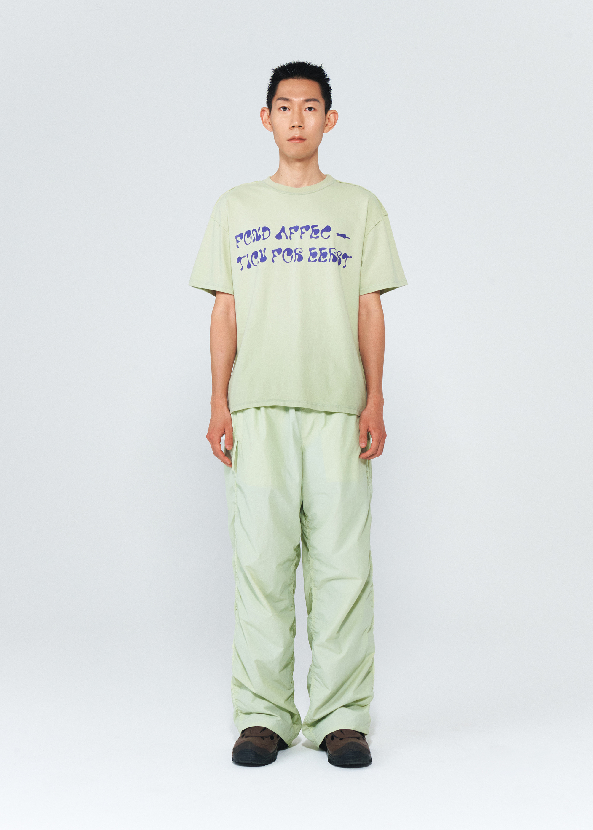 Shirred Pants [Light Green]