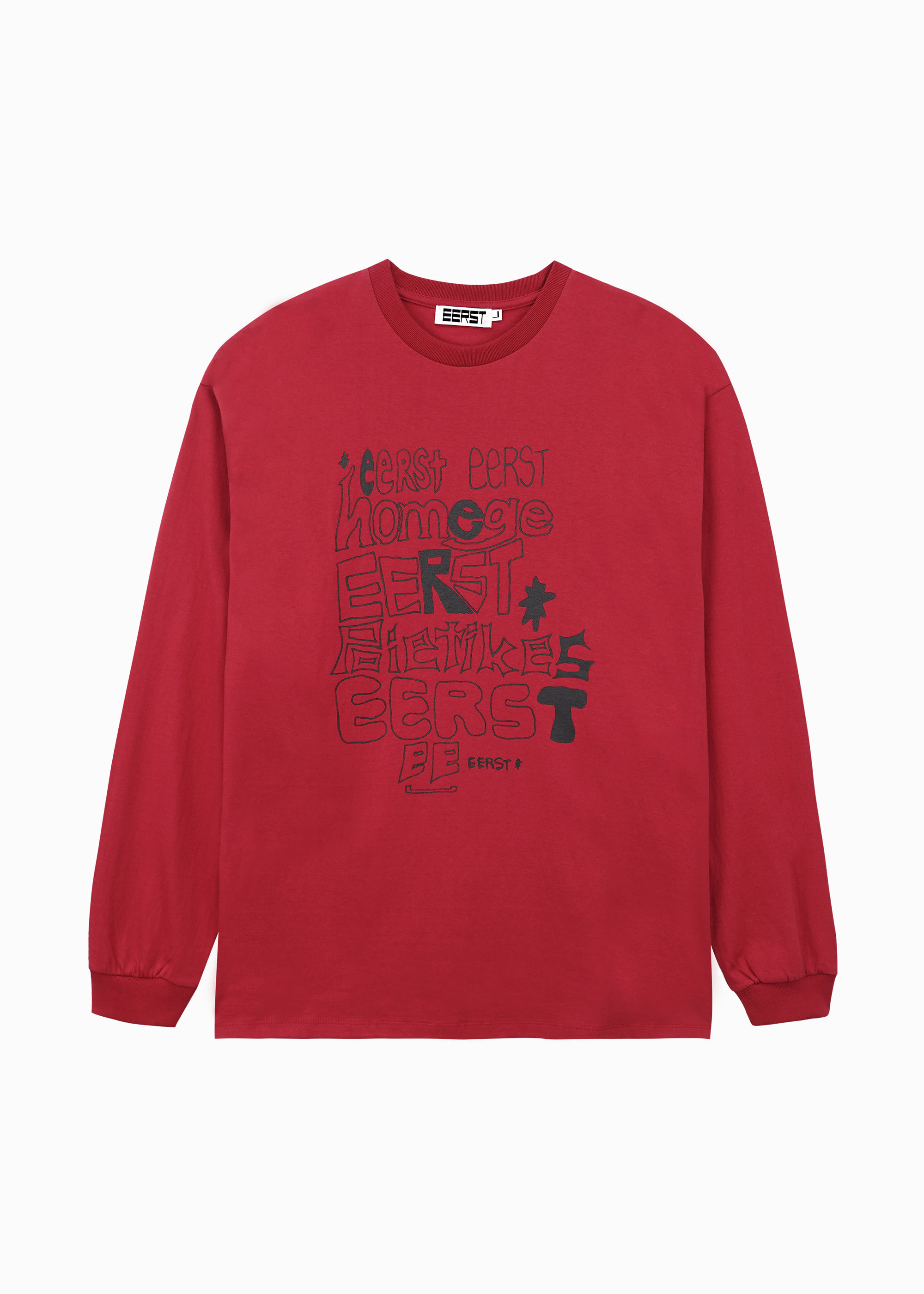 HOMEGE LONG TEE [RED]
