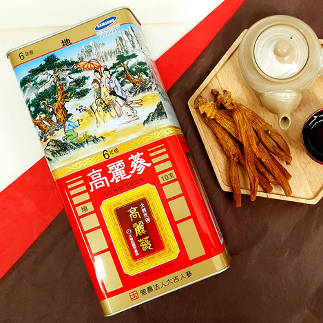 [지삼] 6년근 고려홍삼 10지 600g, [Earth Grade Ginseng] 6-year-old Korean Red Ginseng  10 pieces 600g