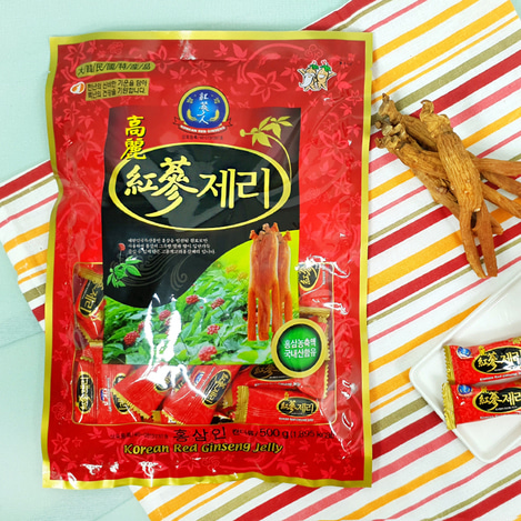 고려홍삼제리(젤리) 500g, Korean Red Ginseng jelly 500g