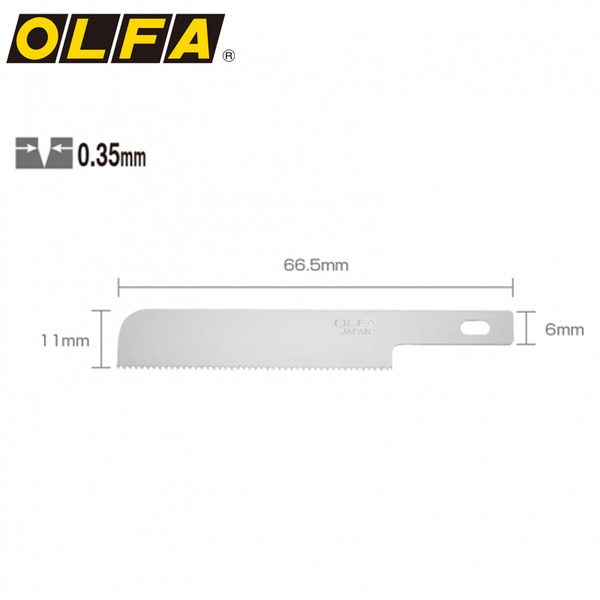 올파 교체용 날 KB4-WS/3 톱날 OLFA - AK-4용 건담 건프라 프라모델