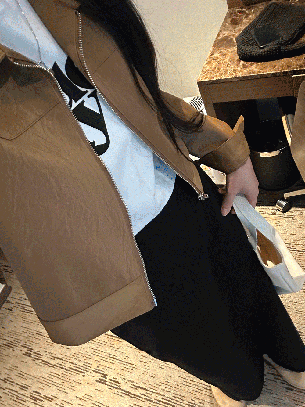 ♡재진행[봄/간절기] 웨브 크랙 웨스턴 레더 자켓 - jk (3color)