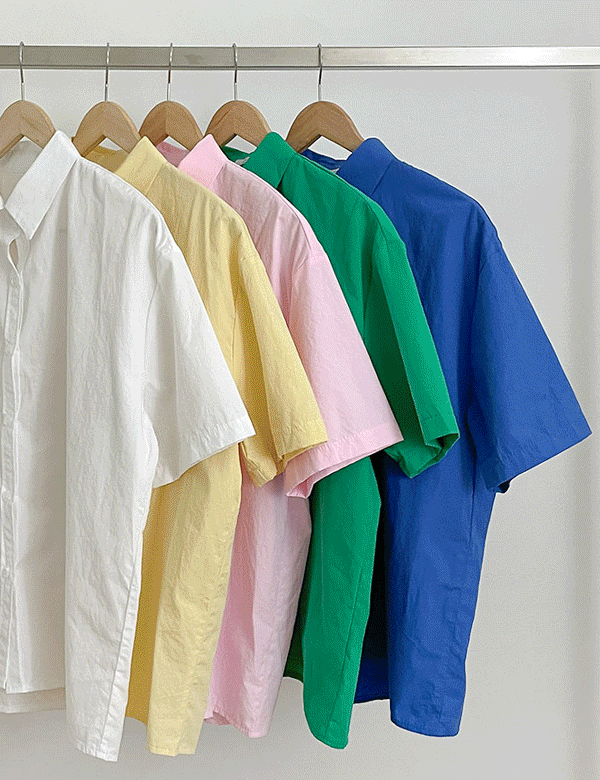 [SALE] 트라이 베이직 루즈핏 셔츠 5color