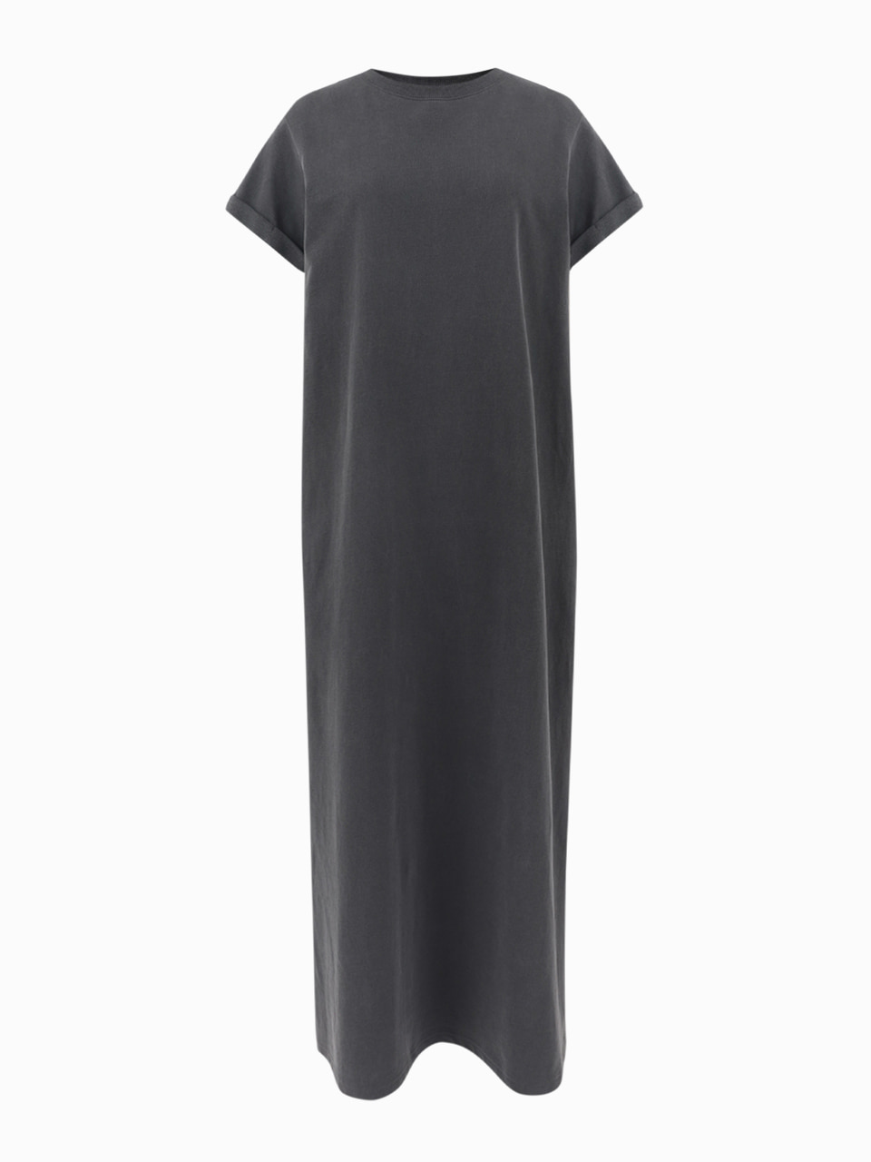 HACIE - AVEC HACIE COTTON LONG DRESS [CHARCOAL]