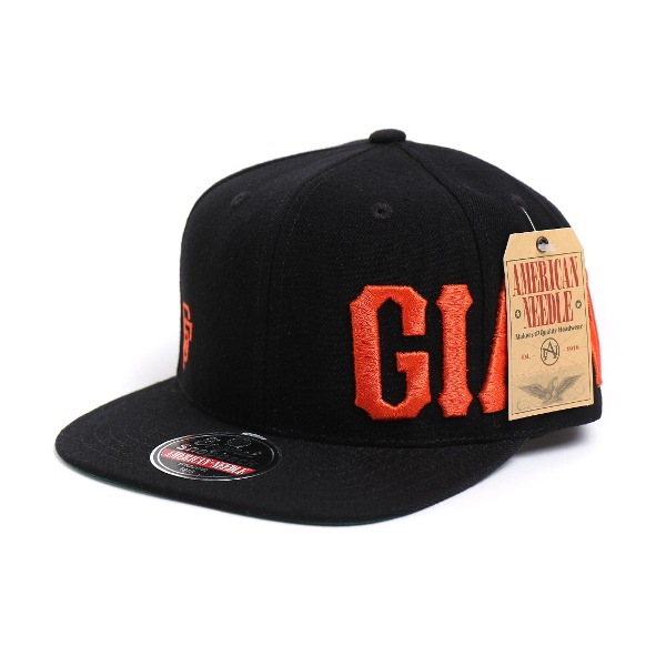 [American Needle] 아메리칸 니들 스냅백 샌프란시스코 Sanfrancisco Giants Snapback Hat # BLACK