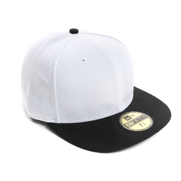 [NEWERA] 2012 NE ORIGINAL 2 TONE 59FIFTY 오리지널 투톤 베이직 뉴에라 # WHITE/BLACK