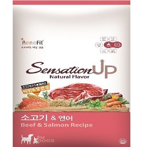 레너핏 센세이션 업 독 소고기&amp;연어 1.8kg     1BOX(6EA)
