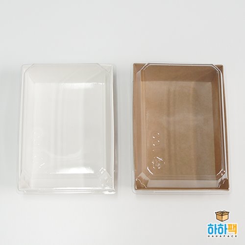 직사각 샌드위치 케이스_(소)_낮은바디크라프트,백색#사이즈11.5x7.5x(뚜껑포함)4.5cm#100매묶음