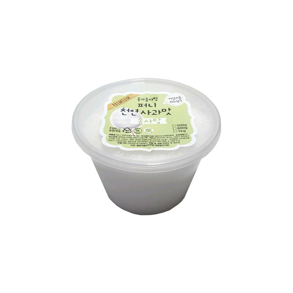 천연솜사탕설탕 500g 4종(연한맛 택1) 자일리톨함유/용기형