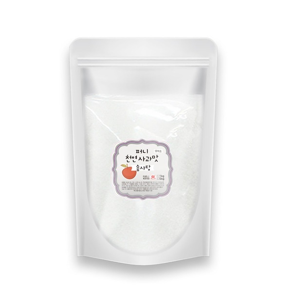 천연캐릭터솜사탕설탕 진한색 50kg(5kg×10)(자일리톨 함유)