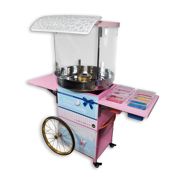 Commercial character cotton candy machine new FS-605G gas type wagon type