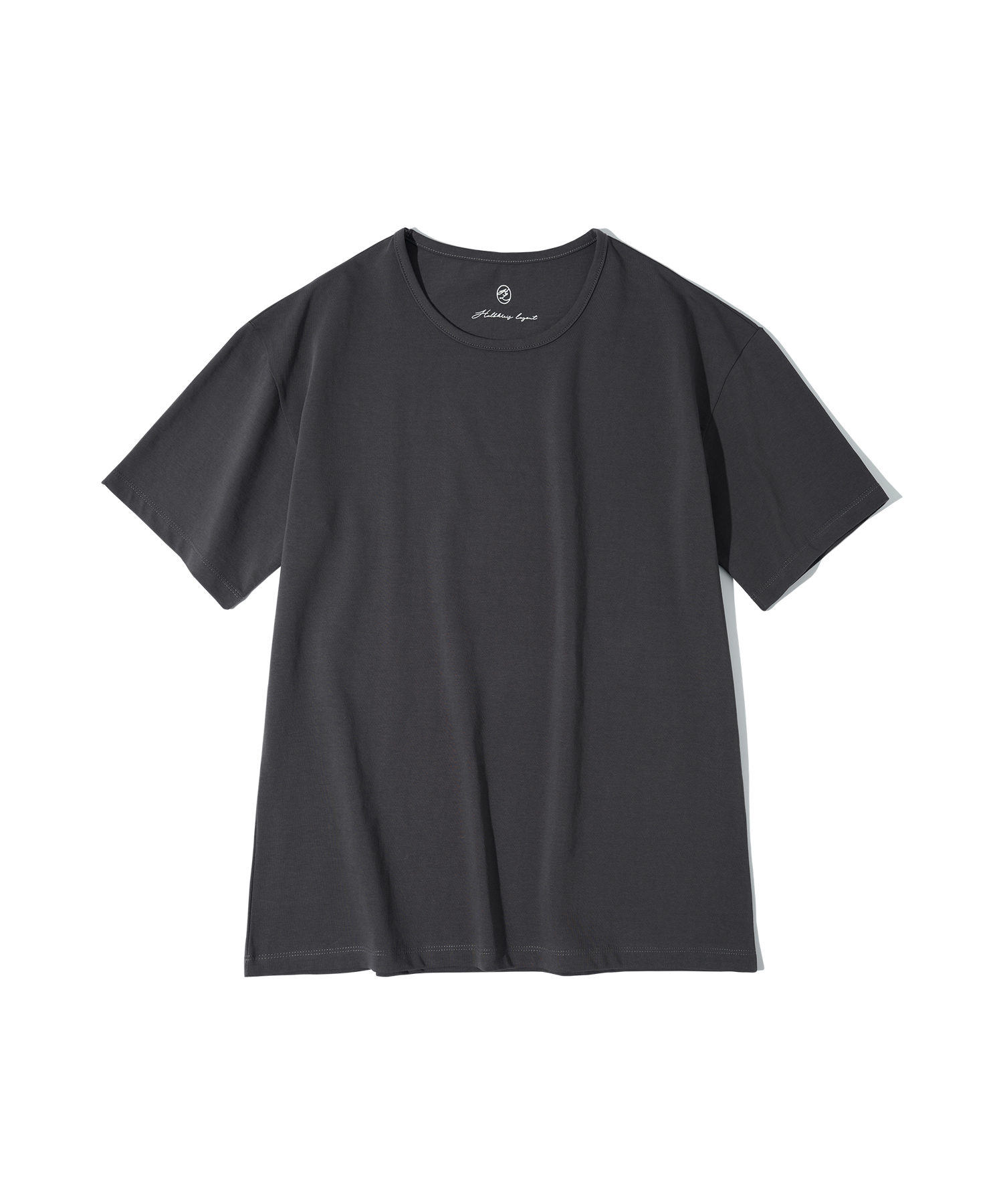 T20007 Crew neck short sleeve_Charcoal